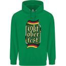 Germany Octoberfest German Beer Alcohol Mens 80% Cotton Hoodie Irish Green