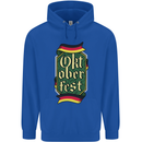 Germany Octoberfest German Beer Alcohol Mens 80% Cotton Hoodie Royal Blue