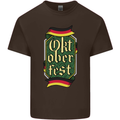 Germany Octoberfest German Beer Alcohol Mens Cotton T-Shirt Tee Top Dark Chocolate