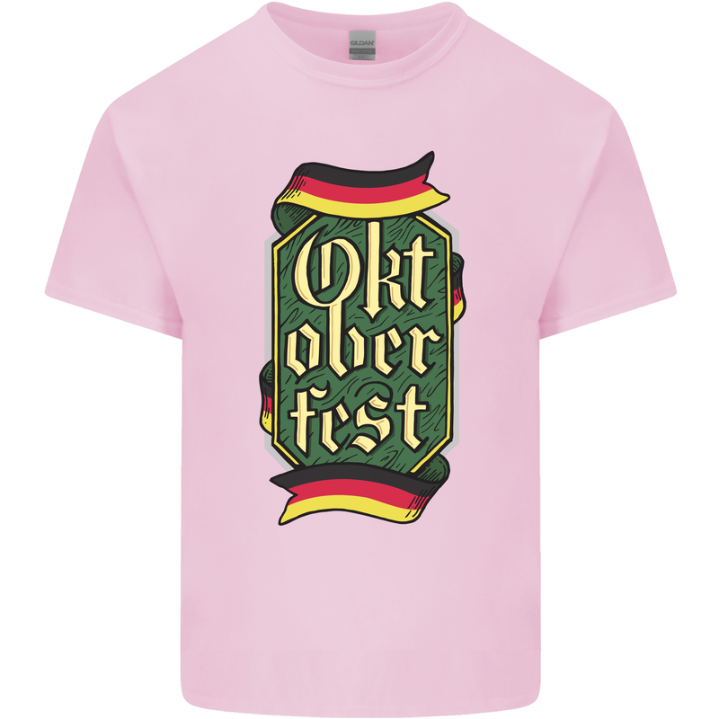 Germany Octoberfest German Beer Alcohol Mens Cotton T-Shirt Tee Top Light Pink