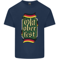 Germany Octoberfest German Beer Alcohol Mens Cotton T-Shirt Tee Top Navy Blue