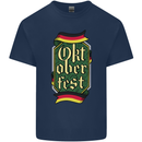 Germany Octoberfest German Beer Alcohol Mens Cotton T-Shirt Tee Top Navy Blue