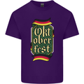 Germany Octoberfest German Beer Alcohol Mens Cotton T-Shirt Tee Top Purple