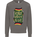 Germany Octoberfest German Beer Alcohol Mens Sweatshirt Jumper Charcoal