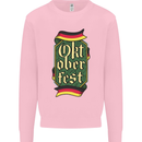 Germany Octoberfest German Beer Alcohol Mens Sweatshirt Jumper Light Pink