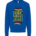 Germany Octoberfest German Beer Alcohol Mens Sweatshirt Jumper Royal Blue