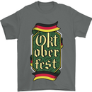 Germany Octoberfest German Beer Alcohol Mens T-Shirt Cotton Gildan Charcoal