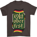 Germany Octoberfest German Beer Alcohol Mens T-Shirt Cotton Gildan Dark Chocolate