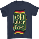 Germany Octoberfest German Beer Alcohol Mens T-Shirt Cotton Gildan Navy Blue