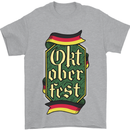 Germany Octoberfest German Beer Alcohol Mens T-Shirt Cotton Gildan Sports Grey