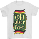 Germany Octoberfest German Beer Alcohol Mens T-Shirt Cotton Gildan White