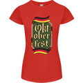 Germany Octoberfest German Beer Alcohol Womens Petite Cut T-Shirt Red