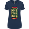 Germany Octoberfest German Beer Alcohol Womens Wider Cut T-Shirt Navy Blue