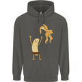Get Naked Censored Banana Funny Childrens Kids Hoodie Storm Grey