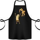 Get Naked Censored Banana Funny Cotton Apron 100% Organic Black