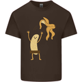 Get Naked Censored Banana Funny Mens Cotton T-Shirt Tee Top Dark Chocolate