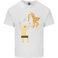 Get Naked Censored Banana Funny Mens Cotton T-Shirt Tee Top White