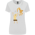 Get Naked Censored Banana Funny Womens Wider Cut T-Shirt White