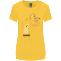 Get Naked Censored Banana Funny Womens Wider Cut T-Shirt Yellow