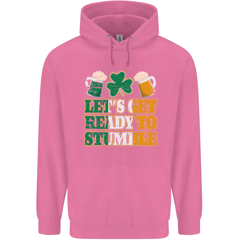 Get Ready Stumble St. Patrick's Day Beer Mens 80% Cotton Hoodie Azelea