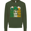 Get Ready Stumble St. Patrick's Day Beer Mens Sweatshirt Jumper Forest Green