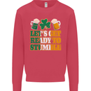 Get Ready Stumble St. Patrick's Day Beer Mens Sweatshirt Jumper Heliconia