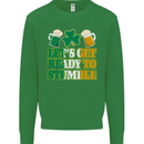 Get Ready Stumble St. Patrick's Day Beer Mens Sweatshirt Jumper Irish Green