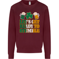 Get Ready Stumble St. Patrick's Day Beer Mens Sweatshirt Jumper Maroon