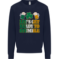 Get Ready Stumble St. Patrick's Day Beer Mens Sweatshirt Jumper Navy Blue