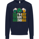 Get Ready Stumble St. Patrick's Day Beer Mens Sweatshirt Jumper Navy Blue