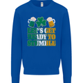 Get Ready Stumble St. Patrick's Day Beer Mens Sweatshirt Jumper Royal Blue