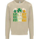 Get Ready Stumble St. Patrick's Day Beer Mens Sweatshirt Jumper Sand