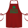 Get Ready to Stumble St. Patrick's Day Cotton Apron 100% Organic Maroon