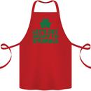Get Ready to Stumble St. Patrick's Day Cotton Apron 100% Organic Red