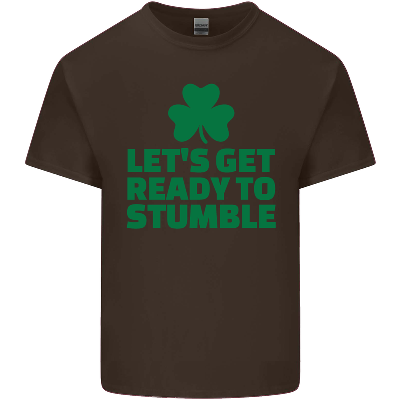 Get Ready to Stumble St. Patrick's Day Kids T-Shirt Childrens Chocolate