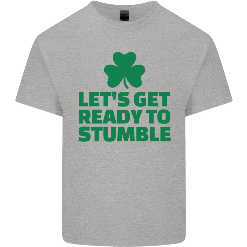 Get Ready to Stumble St. Patrick's Day Kids T-Shirt Childrens Sports Grey