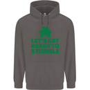 Get Ready to Stumble St. Patrick's Day Mens 80% Cotton Hoodie Charcoal