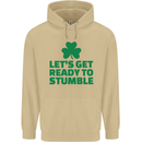 Get Ready to Stumble St. Patrick's Day Mens 80% Cotton Hoodie Sand