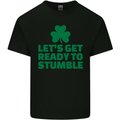 Get Ready to Stumble St. Patrick's Day Mens Cotton T-Shirt Tee Top Black