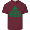Get Ready to Stumble St. Patrick's Day Mens Cotton T-Shirt Tee Top Maroon
