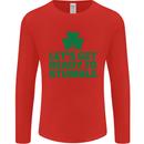 Get Ready to Stumble St. Patrick's Day Mens Long Sleeve T-Shirt Red