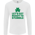 Get Ready to Stumble St. Patrick's Day Mens Long Sleeve T-Shirt White