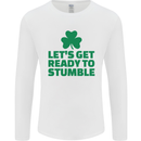 Get Ready to Stumble St. Patrick's Day Mens Long Sleeve T-Shirt White