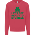 Get Ready to Stumble St. Patrick's Day Mens Sweatshirt Jumper Heliconia