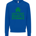 Get Ready to Stumble St. Patrick's Day Mens Sweatshirt Jumper Royal Blue