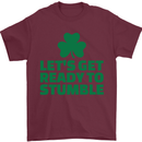 Get Ready to Stumble St. Patrick's Day Mens T-Shirt Cotton Gildan Maroon