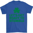 Get Ready to Stumble St. Patrick's Day Mens T-Shirt Cotton Gildan Royal Blue