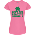 Get Ready to Stumble St. Patrick's Day Womens Petite Cut T-Shirt Azalea