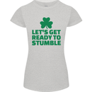 Get Ready to Stumble St. Patrick's Day Womens Petite Cut T-Shirt Sports Grey