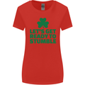 Get Ready to Stumble St. Patrick's Day Womens Wider Cut T-Shirt Red